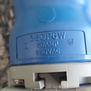 ποΈ IN BOX*Hubbell HBL360P6W IEC Pin and Sleeve Plug *WARRANTY+ πΊπΈ SHIPPED* - Image 2