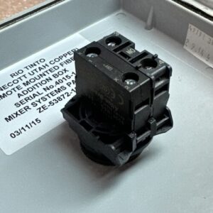 (2) NEW- HOFFMAN START/STOP Button Enclosures W/ Allen Bradley Start/Stop Switch - Image 9