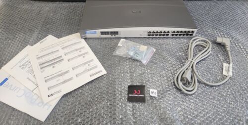 🆕️ HEWLETT PACKARD J3295A PROCURVE 10/100 24-PORT ETHERNET HUB ⚡️🇺🇸 SHIP Main Image