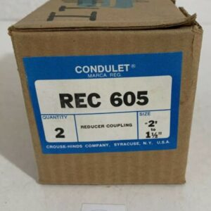 REC605 CROUSE HINDS REDUCING COUPLING FOR HAZ. LOC. BOX OF 2 - Image 1