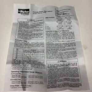New Parker Schrader Bellows 751150215 2-Way Valve NC Viton Warranty! - Image 5
