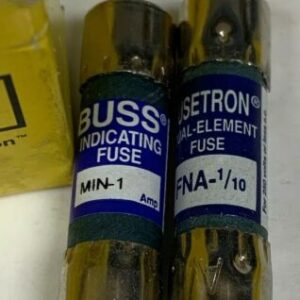 10 - Bussmann Fusetron FNA-1/10 Fuse & 17 MIN-1 New In Box Fast Shipping! - Image 2