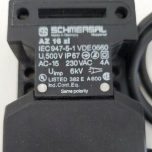 *PREOWNED* Schmersal AZ 16 zi IEC947-5–1 VDE0660 AC-15 230Vac 4A + Warranty! - Image 3