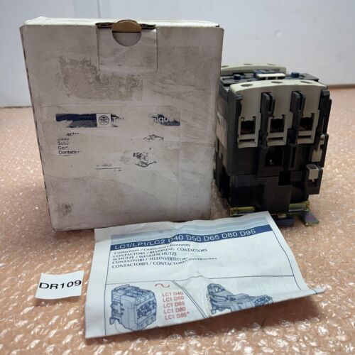 NEW W/Factory Packaging- Telemecanique LC1D8011 JEM AC3 1.0-0 600VAC 60HP 125A Main Image