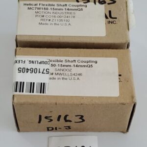 *NEW SEALED BOXES* 2 Helical MC7M150-15-14 Q5 Flexible Shaft Couplings +Warranty - Image 1