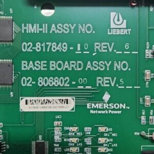 *PREOWNED* EMERSON LIEBERT 02-817849-10 Rev 6 Assy Board ⚡️🇺🇸 SHIP+WARRANTY - Image 2