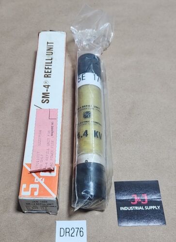 *NEW* S&C 122275R4 SM-4 Fuse Refill Unit 175E 14.4KV 17KV Max 153-4 + Warranty! Main Image