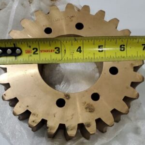 *NEW* MB 2079 Brass Worm Gear 24-Tooth On Pipe Machinery 6624 + Warranty! - Image 5