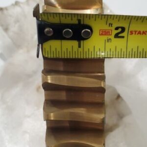 *NEW* MB 2079 Brass Worm Gear 24-Tooth On Pipe Machinery 6624 + Warranty! - Image 8