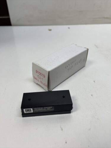 *New* Optical Gaging CJ-1 Ball Slide AG Slides 910019 (1”x 2-1/2”) Main Image
