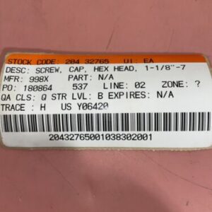 Hex Head Cap Screws 1 1/8"-7 Thread x 5”Long (Lot Of 10) Fast Shipping +Warranty - Image 9