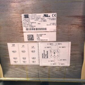 J Schneider Transformer Type ILAX 230H-1438T16001 3 Phase 434V 3x1000A Warranty! - Image 3