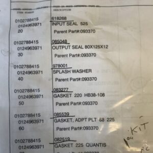 NEW DODGE BALDOR SEAL KIT PART 093370 PLEASE SEE PHOTOS - Image 2