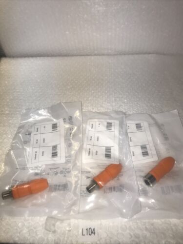 **NEW (3) SEALED BAGS IFM ELECTRONIC SSTGH040MSSFKPG CONNECTOR SOCKET EVC812 Main Image