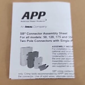 *NEW* [5] APP 6320G1G 2-Pole Connector w/ Single Housing 350A 600V + Warranty! - Image 5