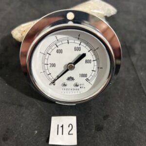 Pressure Gauge 0-1000 PSI PT 1/4,OD80 NNB Fast Shipping!+ Warranty - Image 1
