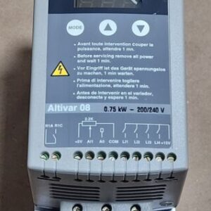 *PREOWNED* Telemecanique ATV08HU18M2 Altivar 08 AC Drive 0.75kW 3/4Hp + Warranty - Image 2