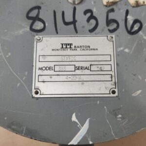 *PREOWNED* ITT Barton 393 Static Transducer 4-20mA 22-80Vdc 1PT-455 + Warranty! - Image 3