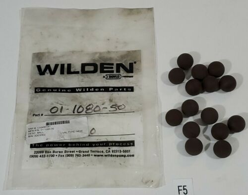 *NEW* LOT OF 15 Wilden 01-1080-50 Polyurethane Valve Balls + Warranty! Main Image