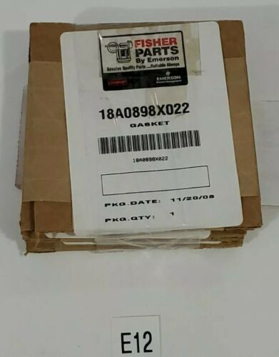 *NEW IN BOX* LOT OF 3 FISHER EMERSON 18A0898X022 GASKET 1.66x1.98x.03 + Warranty Main Image