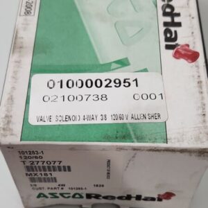 *BRAND NEW* Asco Red Hat 101283-1 Solenoid Valve 3/8" 4W T 277077 + Warranty! - Image 3