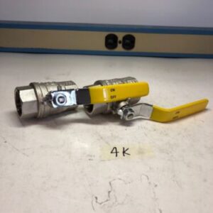 1" Ball Valve Brass 600 psi WOG Rating Nickel Plated * Fast Shipping* - Image 1