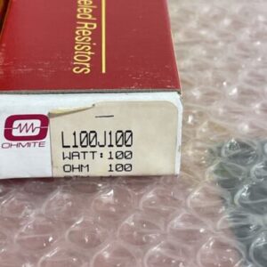 Ohmite 3-L50J10K,1-L100J100,1-L50J50R(5) Total Power Resistors Fast Shipping - Image 4