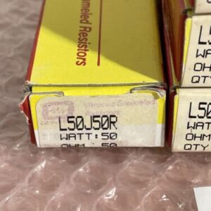 Ohmite 3-L50J10K,1-L100J100,1-L50J50R(5) Total Power Resistors Fast Shipping - Image 5
