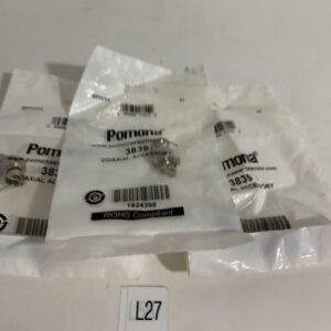 POMONA 3839 CONN CAP COVER DUST BNC JACK COAXIAL ACCESSORY NEW (LOT OF 3) - Image 1