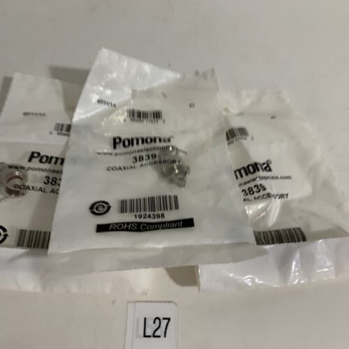 POMONA 3839 CONN CAP COVER DUST BNC JACK COAXIAL ACCESSORY NEW (LOT OF 3) Main Image