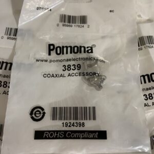 POMONA 3839 CONN CAP COVER DUST BNC JACK COAXIAL ACCESSORY NEW (LOT OF 3) - Image 2