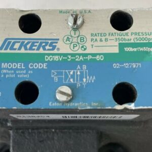 *NEW* EATON VICKERS DG18V-3-2A-P-60/DG19S-8-2A-P-30 DIRECTIONAL CONTROL VALVE - Image 3