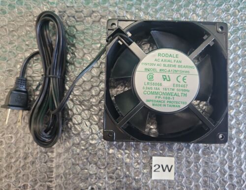 🆕️ Rodale AC Axial Fan RC-A12M15HWS LR58066 E8946 ⚡️🇺🇸 SHIP+WARRANTY Main Image