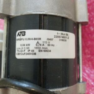ATB SRBFU 0,09/4-B65R 115V 0,04kW 0,74A 1650 Min 220574601-Z + 9602/115 PUMP - Image 2