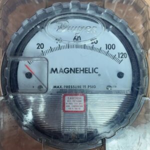 BRAND NEW- Dwyer Magnehelic Differential Pressure Gauge 0-120 In. H2O 15PSIG Max - Image 2