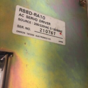 Omron R88D-RA10 AC Servo Drive For Parts Or Repair - Image 5
