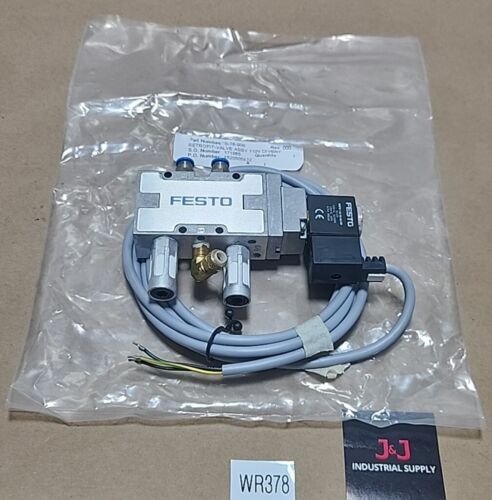 *NEW ASSEMBLED* Festo MFH-5-1/8-B Solenoid Valve 2-Pos 4-Port 110V + Warranty! Main Image