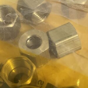 PARKER NUT 10pk. BRASS, 7/16”LOT OF 8) In Sealed Bags Fast Shipping! - Image 3