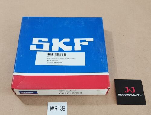 *NEW FACTORY SEALED* SKF 6020-2RS1 Ball Bearing 100mm x 150mm x 24mm+ Warranty! Main Image