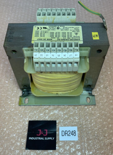 Siemens 4AM5295-0AQ60-0C 208-600V Multi Tap AC Primary 115/230V Sec Transformer Main Image