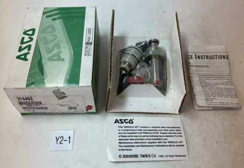*NEW* Asco Red Hat 314492 Solenoid Valve Rebuild Kit/Spare Parts Kit + Warranty! Main Image