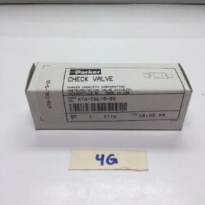 New! Parker Check Valve 6TA-C6L-5-SS *Fast Shipping* Warranty! - Image 1