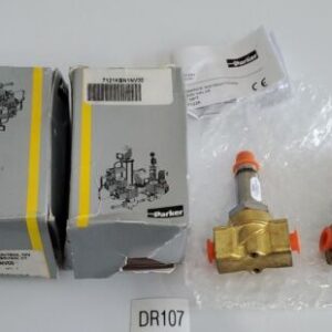 *NEW* LOT OF 2 Parker 7121KBN1NV00 Solenoid Valve 2 Way 1/8" Npt + Warranty! - Image 1