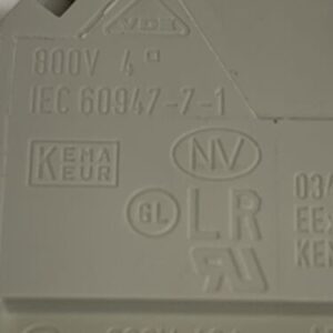 WIELAND WKN IEC 947-7-1 GROUND TERMINAL BLOCK 600V IEC947-7-1 (LOT OF 286) - Image 4
