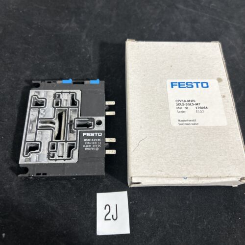 Festo MSZC-3-21 DC (384 163) L1 0.46W 21V DC IP00/65 Solenoid Valve Main Image