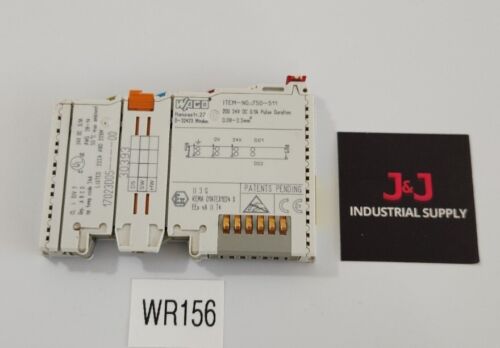 *PREOWNED* Wago 750-511 Pulse Output Module 24Vdc 0.1A 0.08-2.5mm² + Warranty! Main Image