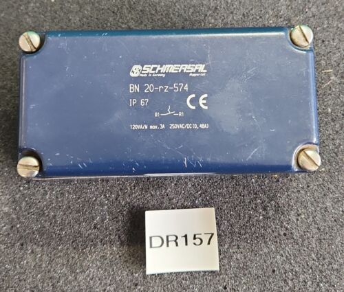 *PREOWNED* Schmersal BN 20-RZ-574 IP67 120VA/W 250VAC/DC ⚡️🇺🇸 SHIP+WARRANTY Main Image