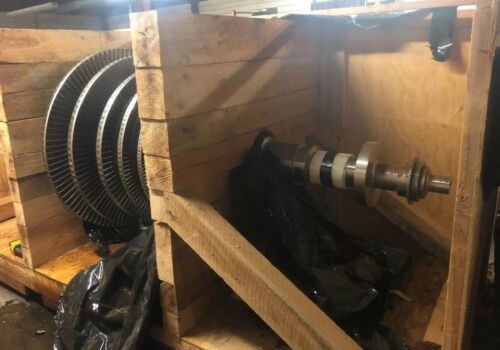 Coal / Oil Fired Power Turbine Rotor Assembly B355A1A3749 Blades Main Image