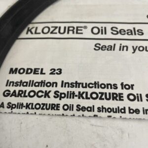 Garlock Klozure 25003-6383 Oil Seal 8.500" x 9.500" x .500" Nitrile - Image 4