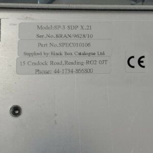 *NEW* Black Box SP-3-SDP X.21 Micromux Dual Port DCE Interface 240Vac + Warranty - Image 9